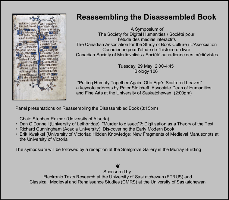 Symposium: Reassembling the Disassembled book